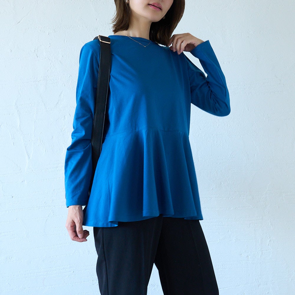 もりのがっこうペプラムシルエット　ロングTシャツレディース