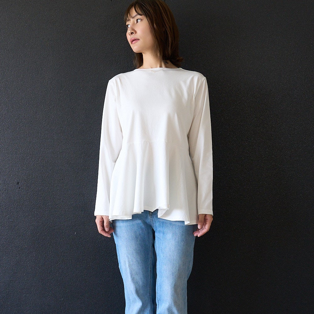 もりのがっこうペプラムシルエット　ロングTシャツレディース