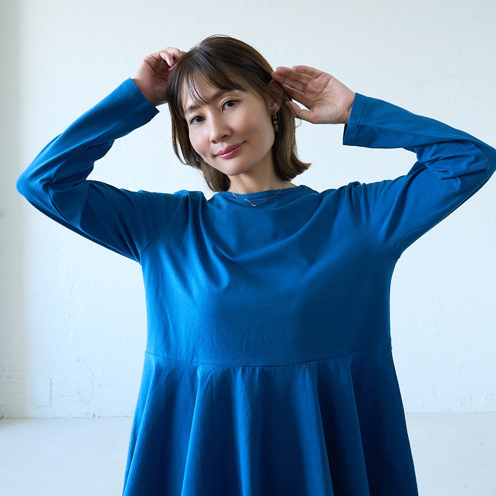 もりのがっこうペプラムシルエット　ロングTシャツレディース