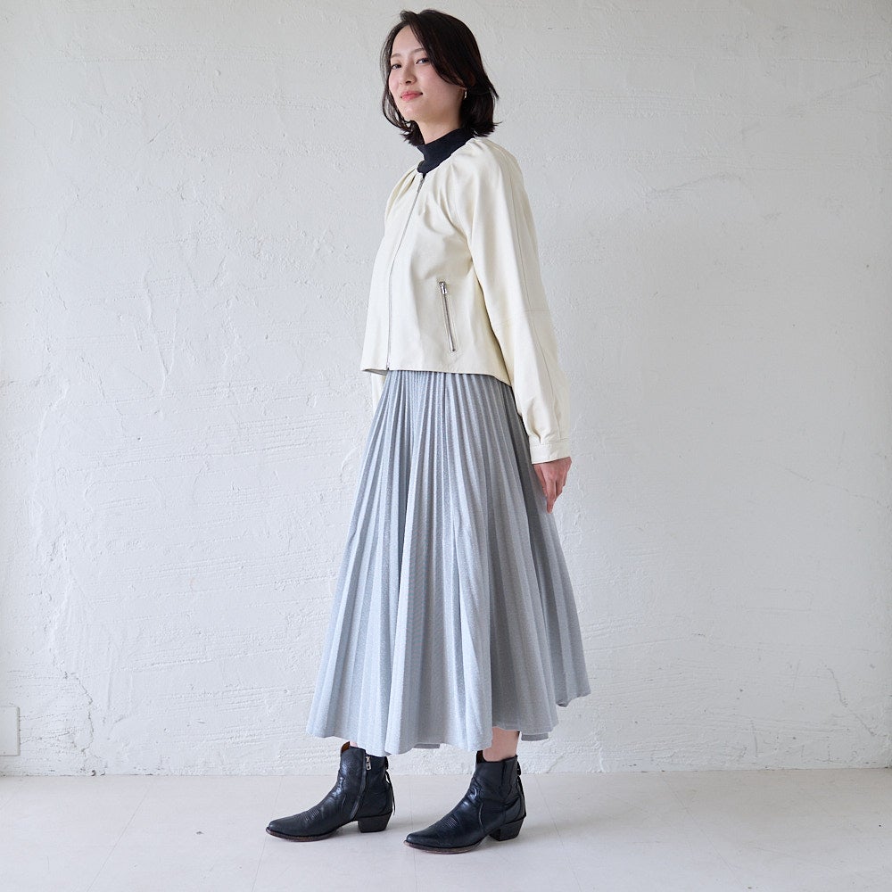 もりのがっこう 本革レザーギャザージャケット
